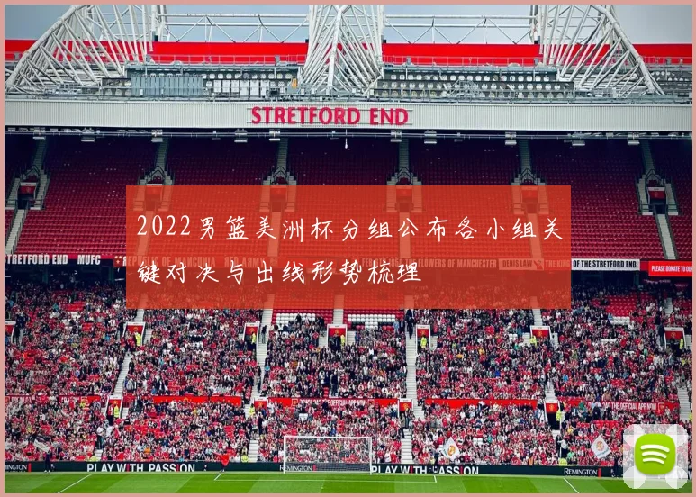 2022男篮美洲杯分组公布各小组关键对决与出线形势梳理